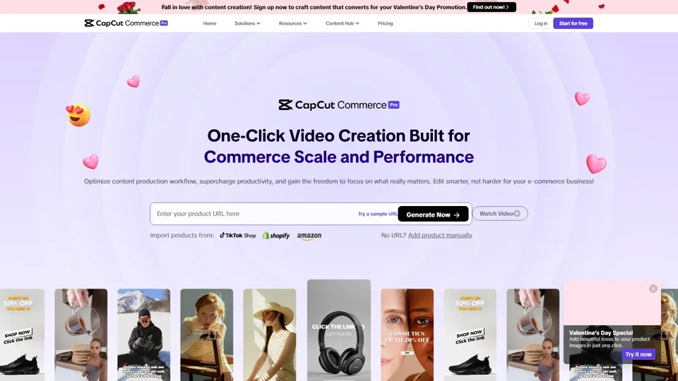 CapCut Commerce Pro: AI Video Generator for E-Commerce Success.