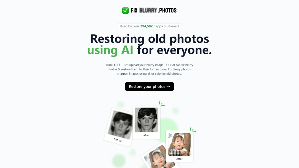 100% FREE - Fix Blurry Photos - Sharpen Images using AI