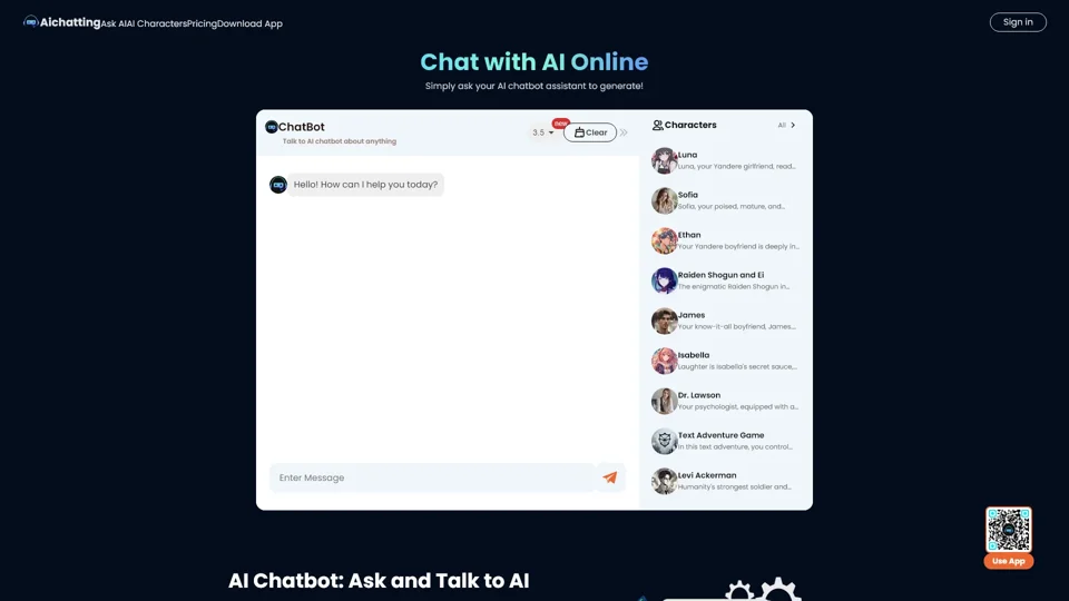 Free AI Chat Website - Talk to AI Chatbot and Ask AI Anything Online