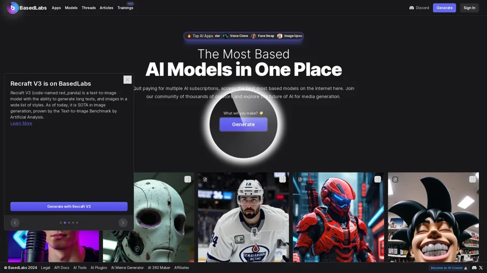 BasedLabs.ai | Based AI Image and Video Creator