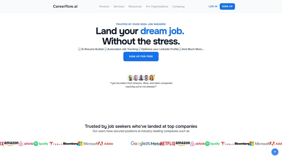 Careerflow - Your Career Copilot | FREE AI Job Search Tools