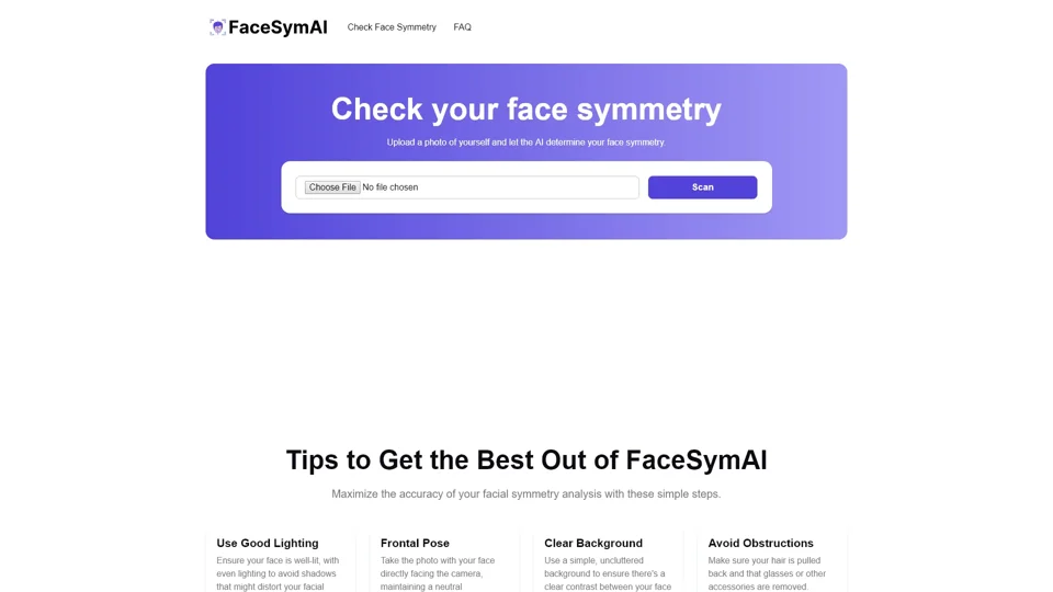 Determine Your Face Symmetry with AI