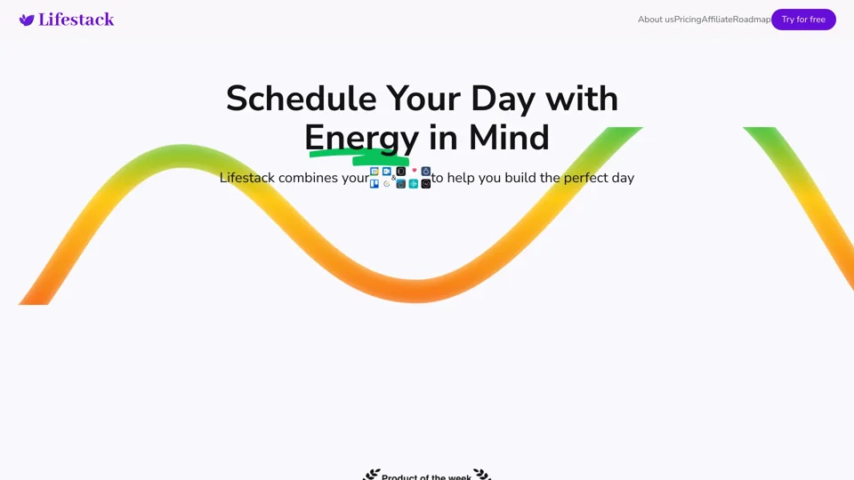 Lifestack - Calendar with Energy in Mind