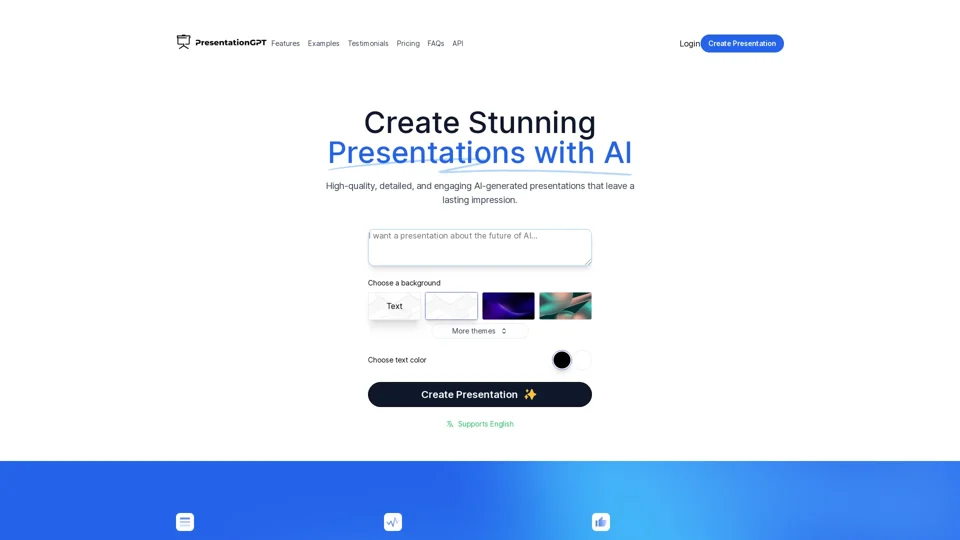 PresentationGPT - The #1 AI Presentation Generator