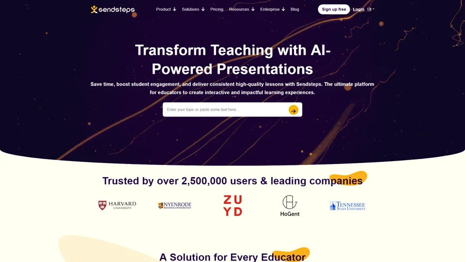 Transform Presentations with Sendsteps: AI-Powered PPT Maker