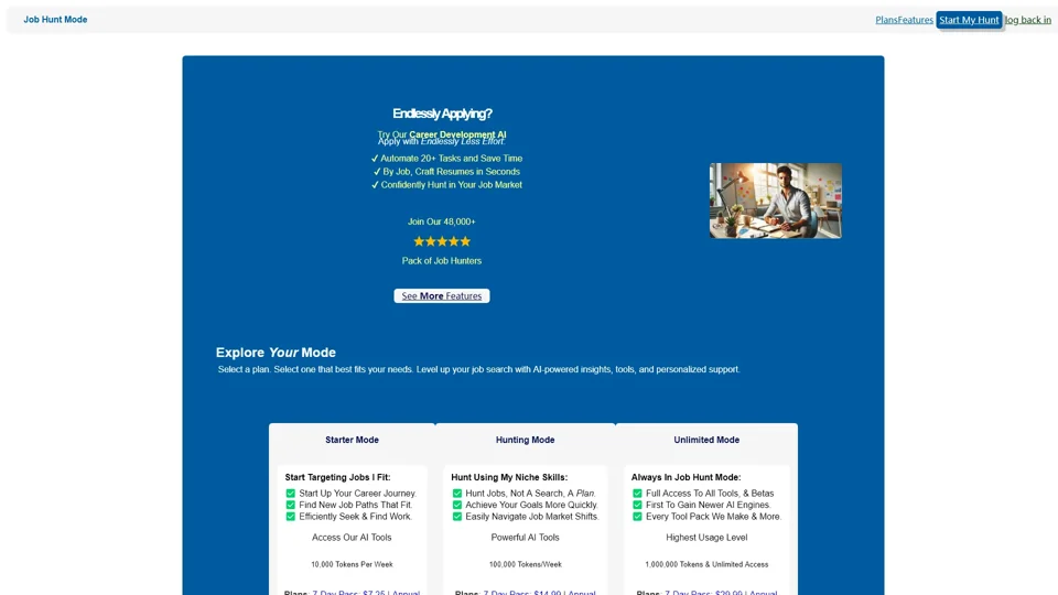 Job Hunt Mode | AI-Powered Career Services Platform